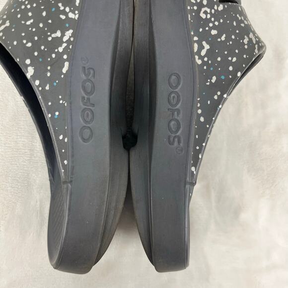 OOfos OOahh Luxe Slide Sandal M7 W9 Limited Edition Recovery‎ Shoe Prosecco Pop - Picture 14 of 14
